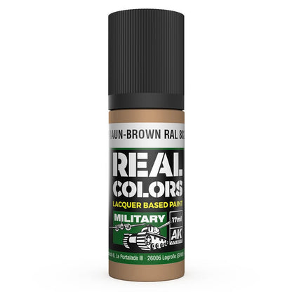AK Interactive Real Colors - Braun-Brown RAL 8020 (RC865)