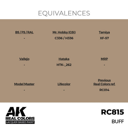 AK Interactive Real Colors - Buff 17ml. (RC815)