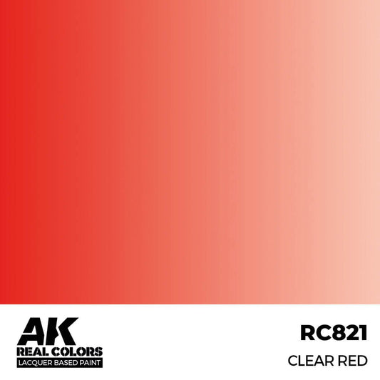 AK Interactive Real Colors - Clear Red 17ml. (RC821)