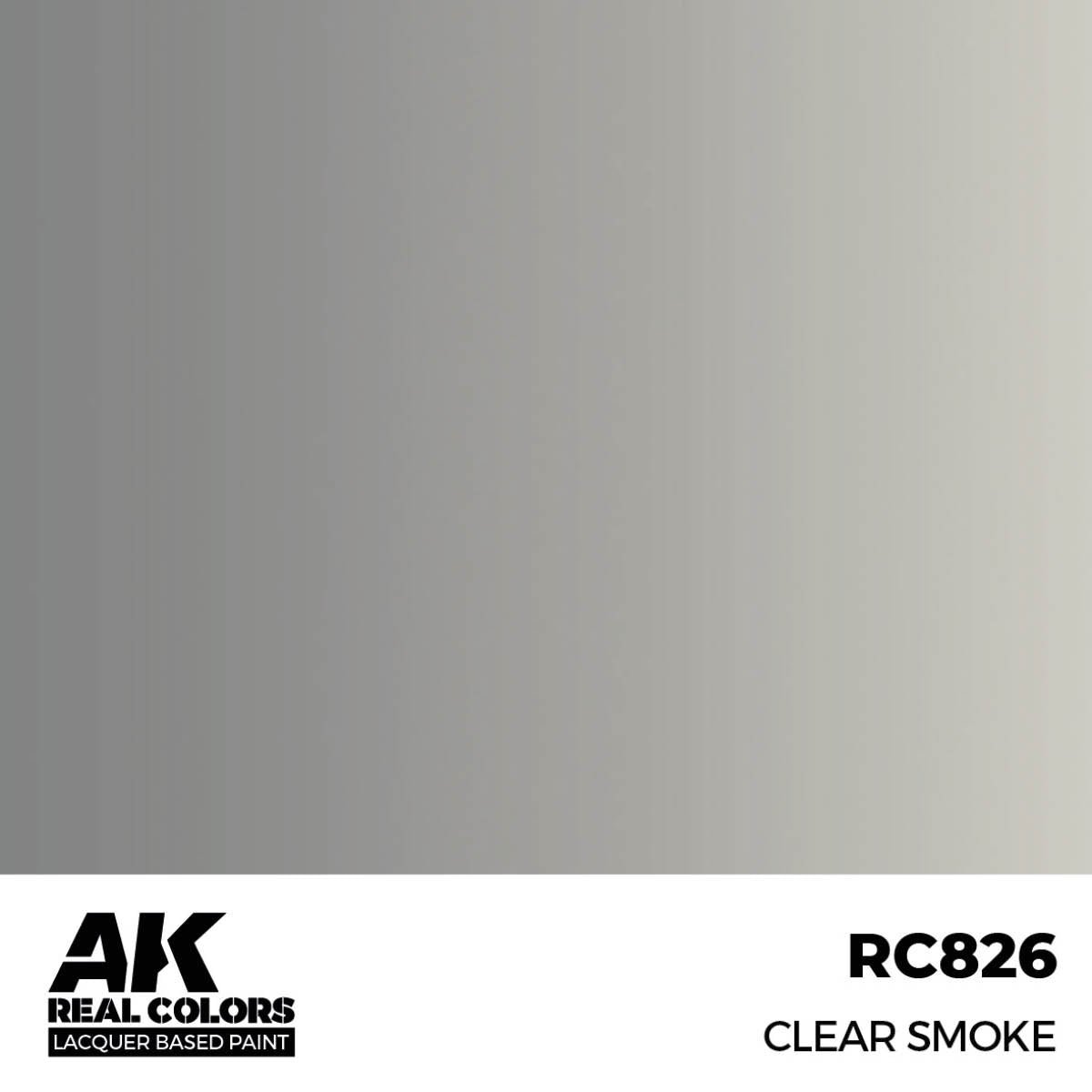 AK Interactive Real Colors - Clear Smoke 17ml. (RC826)