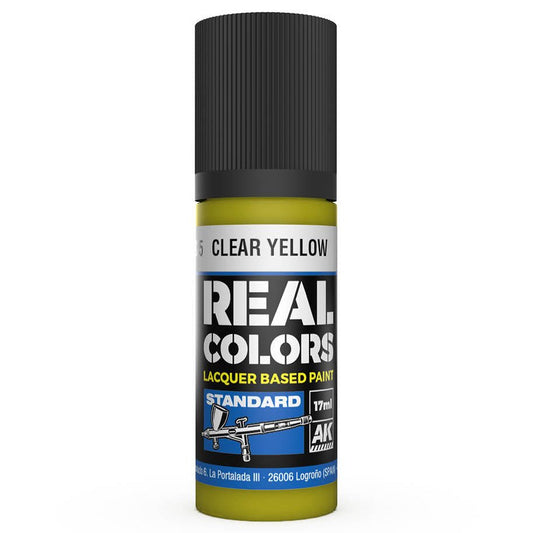 AK Interactive Real Colors - Clear Yellow 17ml. (RC825)