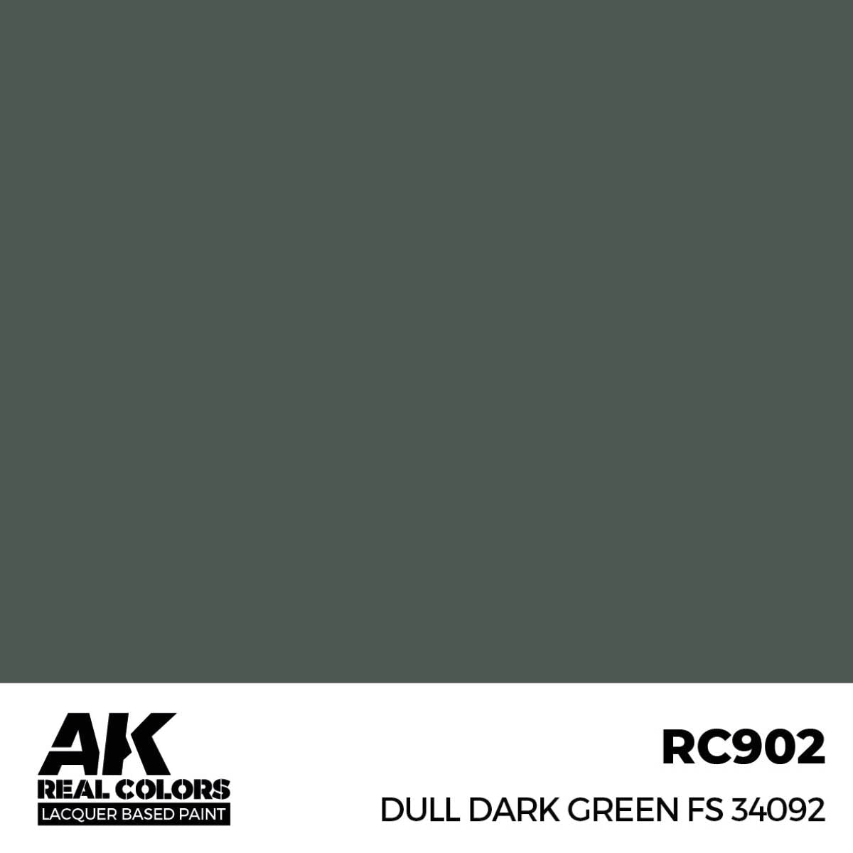 AK Interactive Real Colors - Dull Dark Green FS 34092 (RC902)