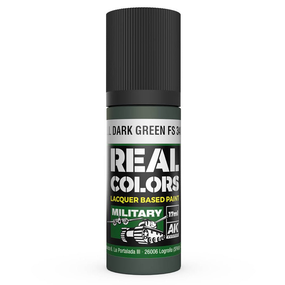 AK Interactive Real Colors - Dull Dark Green FS 34092 (RC902)