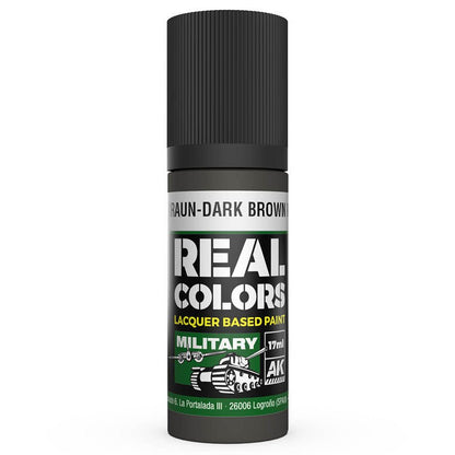 AK Interactive Real Colors - Dunkelbraun-Dark Brown RAL 7017 (RC855)