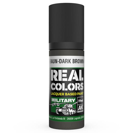 AK Interactive Real Colors - Dunkelbraun-Dark Brown RAL 7017 (RC855)