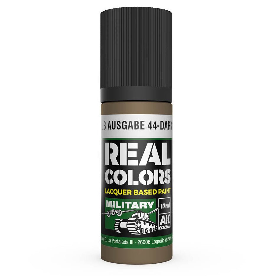 AK Interactive Real Colors - Dunkelgelb Ausgabe 44-Dark Yellow 1944 RAL 7028 (RC860)