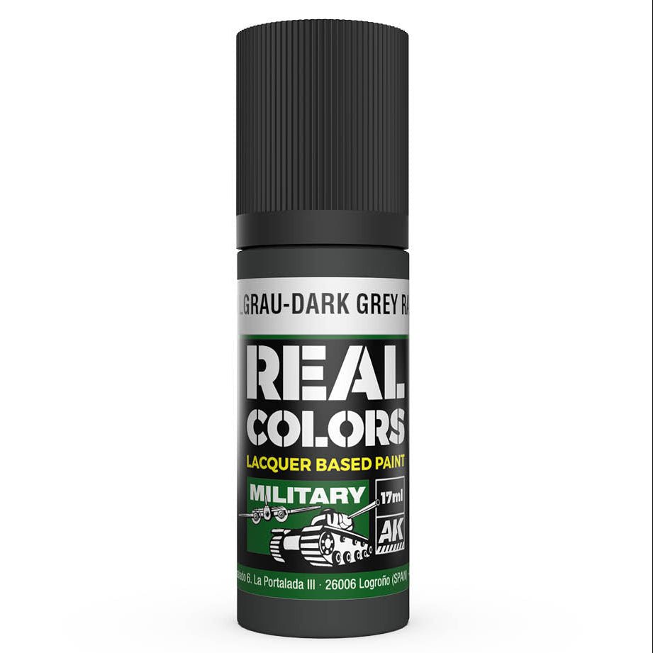 AK Interactive Real Colors - Dunkelgrau-Dark Grey RAL 7021 (RC856)
