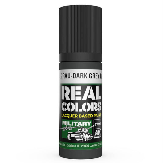 AK Interactive Real Colors - Dunkelgrau-Dark Grey RAL 7021 (RC856)