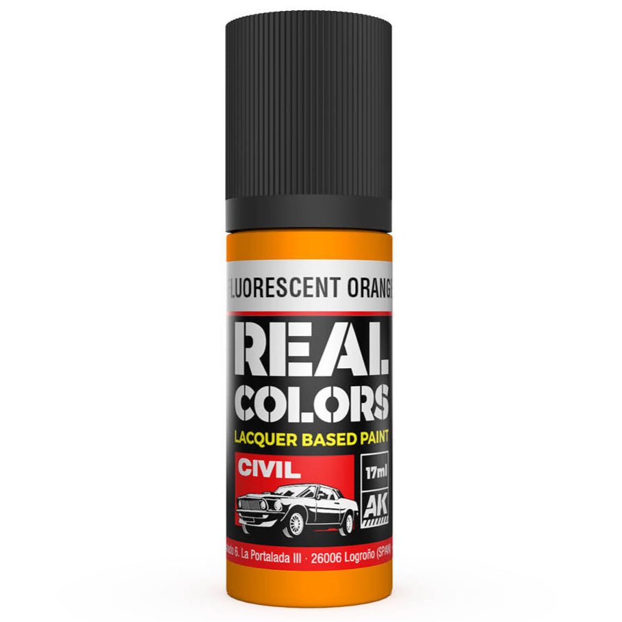 AK Interactive Real Colors - Fluorescent Orange 17ml. (RC838)