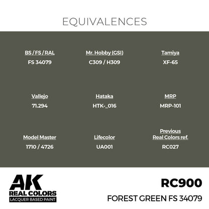 AK Interactive Real Colors - Forest Green FS 34079 (RC900)
