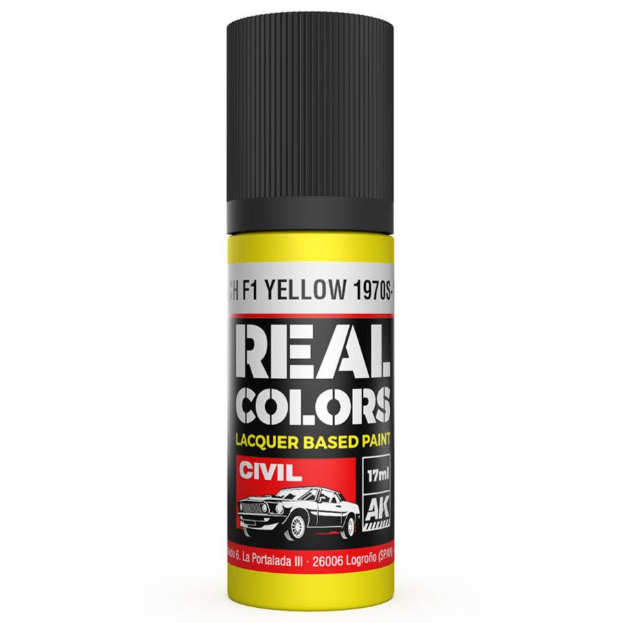 AK Interactive Real Colors - French F1 Yellow 1970s-1980s 17ml. (RC841)
