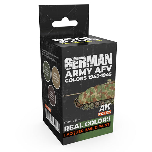 AK Interactive Real Colors - German Army AFV 1943-1945 Set (RCS125)