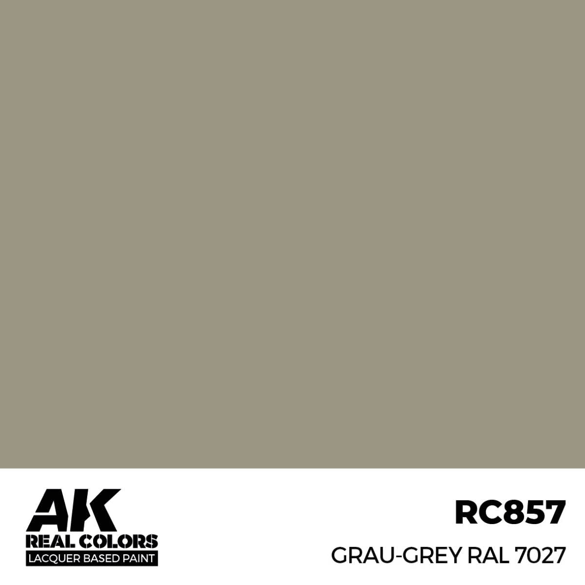 AK Interactive Real Colors - Grau-Grey RAL 7027 (RC857)