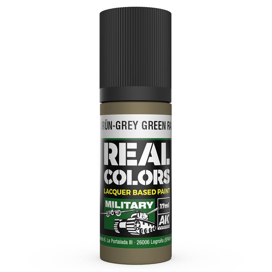 AK Interactive Real Colors - Graugrün-Grey Green RAL 7008 (RC853)