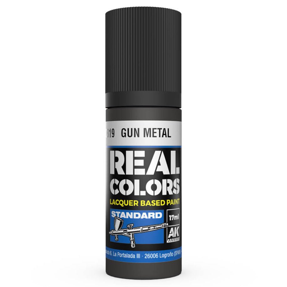 AK Interactive Real Colors - Gun Metal 17ml. (RC819)