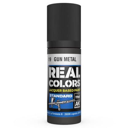 AK Interactive Real Colors - Gun Metal 17ml. (RC819)