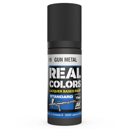 AK Interactive Real Colors - Gun Metal 17ml. (RC819)