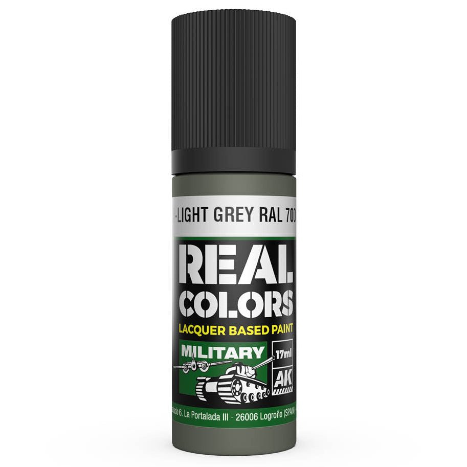 AK Interactive Real Colors - Hellgrau-Light Grey RAL 7009 (Interior Color) (RC854)