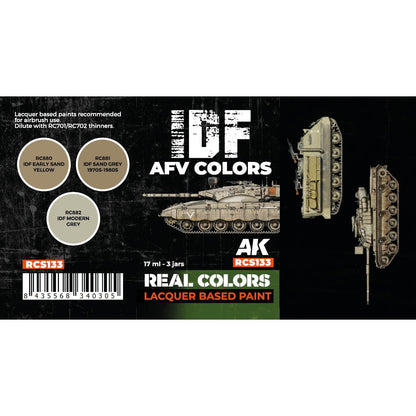 AK Interactive Real Colors - IDF AFV Colors Set (RCS133)