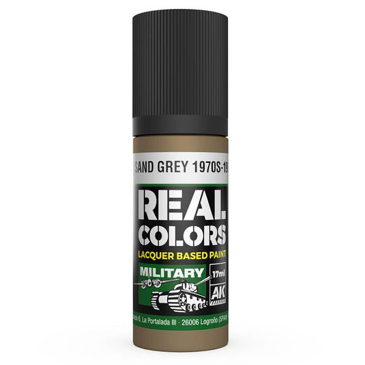 AK Interactive Real Colors - IDF Sand Grey 1970s-1980s (RC881)