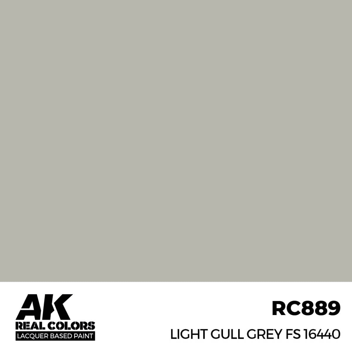 AK Interactive Real Colors - Light Gull Grey FS 16440 (RC889)