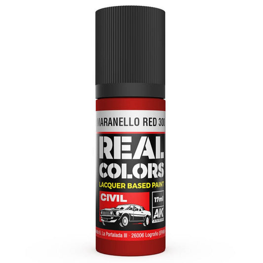 AK Interactive Real Colors - Maranello Red 300 17ml. (RC834)