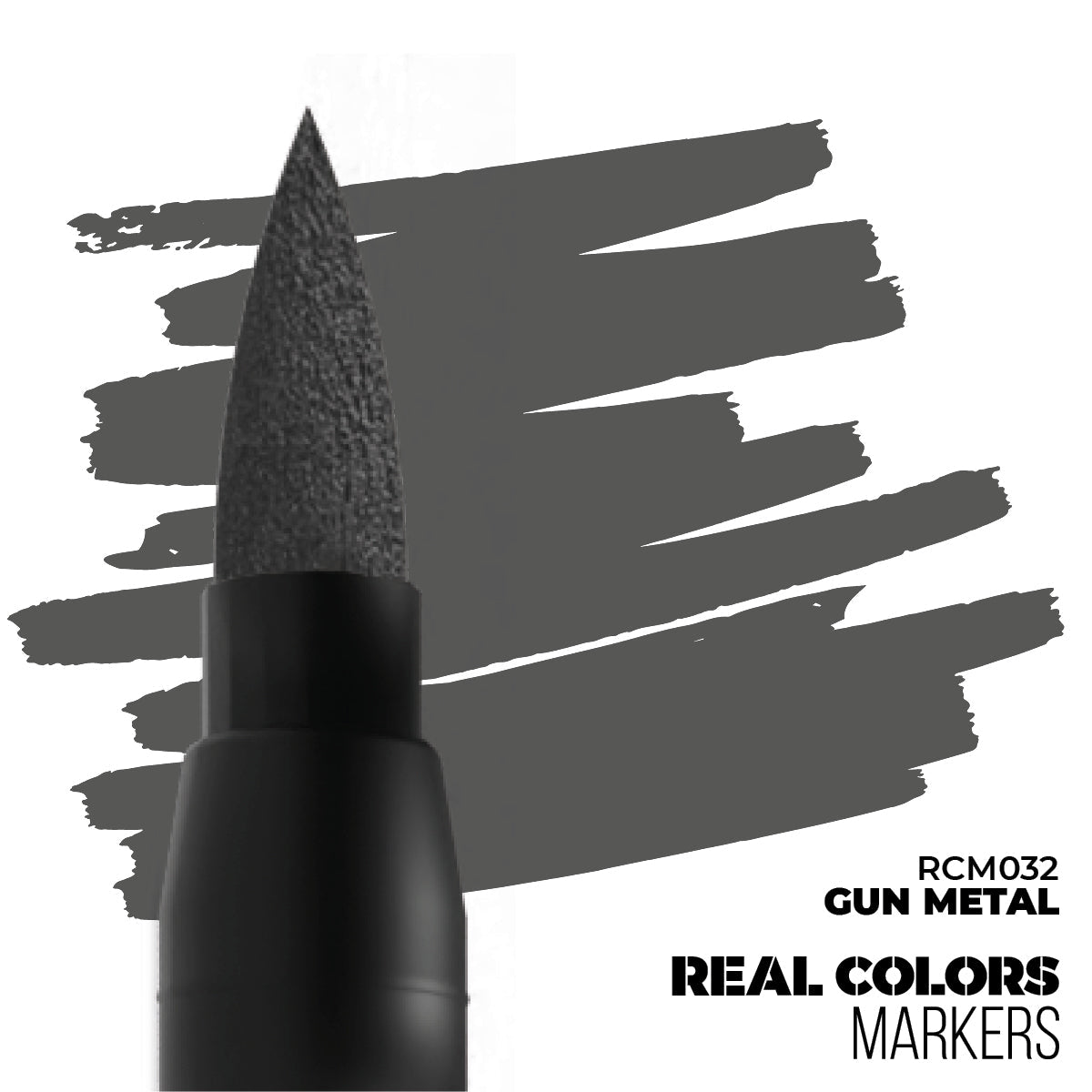 AK Interactive Real Colors Marker - Gun Metal (RCM032)