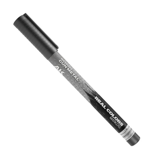AK Interactive Real Colors Marker - Gun Metal (RCM032)