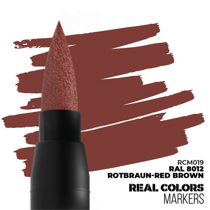 AK Interactive Real Colors Marker RAL 8012 Rotbraun-Red Brown (RCM019)