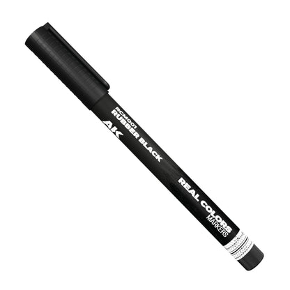AK Interactive Real Colors Marker - Rubber Black (RCM001)