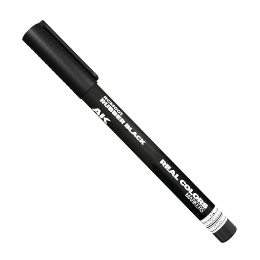 AK Interactive Real Colors Marker - Rubber Black (RCM001)
