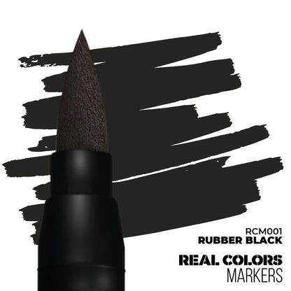 AK Interactive Real Colors Marker - Rubber Black (RCM001)