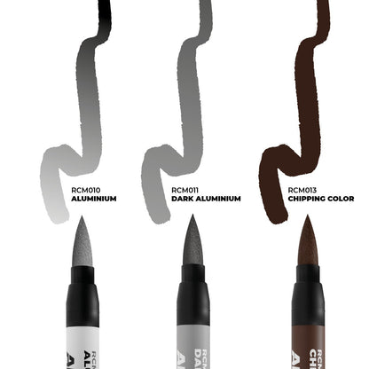 AK Interactive Real Colors Markers - Chipping Set (RCM105)
