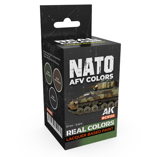 AK Interactive Real Colors - NATO AFV Colors Set (RCS131)