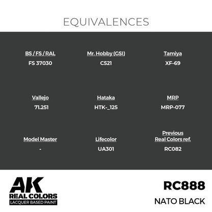 AK Interactive Real Colors - NATO Black (RC888)