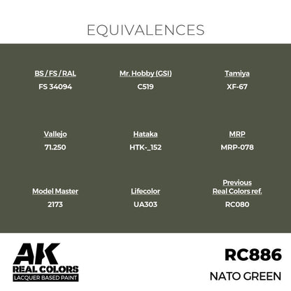 AK Interactive Real Colors - NATO Green (RC886)