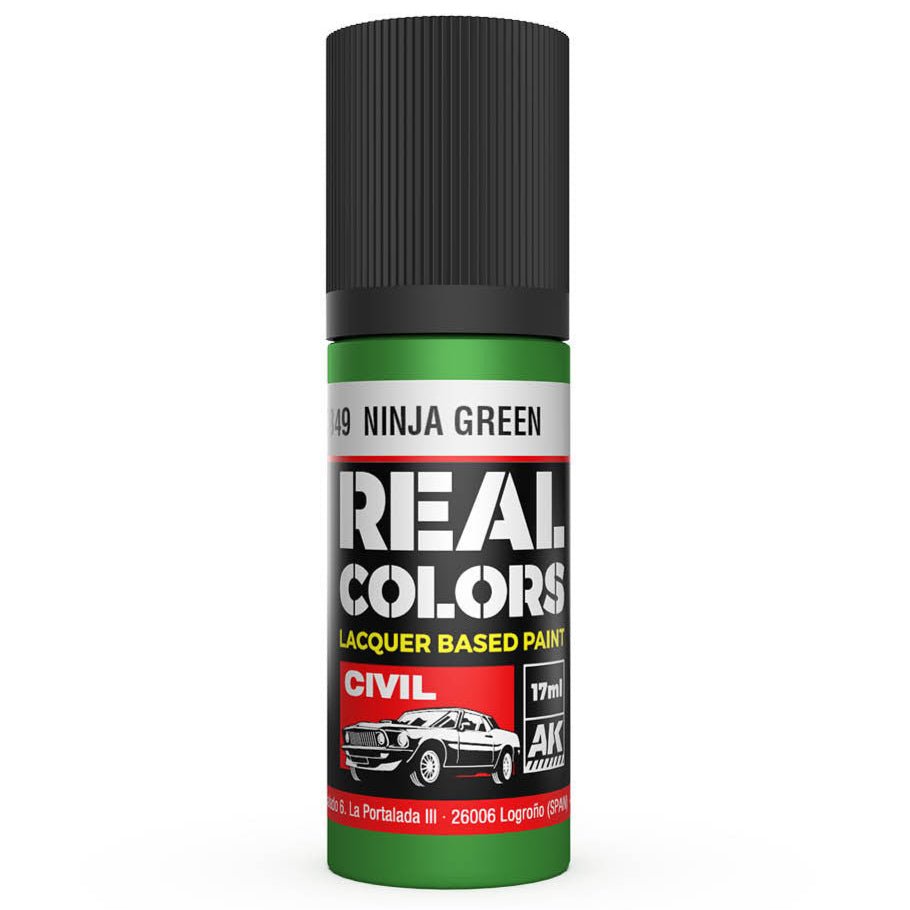 AK Interactive Real Colors - Ninja Green 17ml. (RC850)