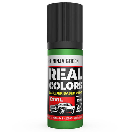 AK Interactive Real Colors - Ninja Green 17ml. (RC850)