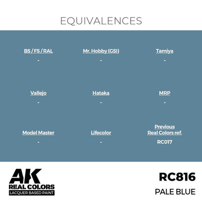 AK Interactive Real Colors - Pale Blue 17ml. (RC816)