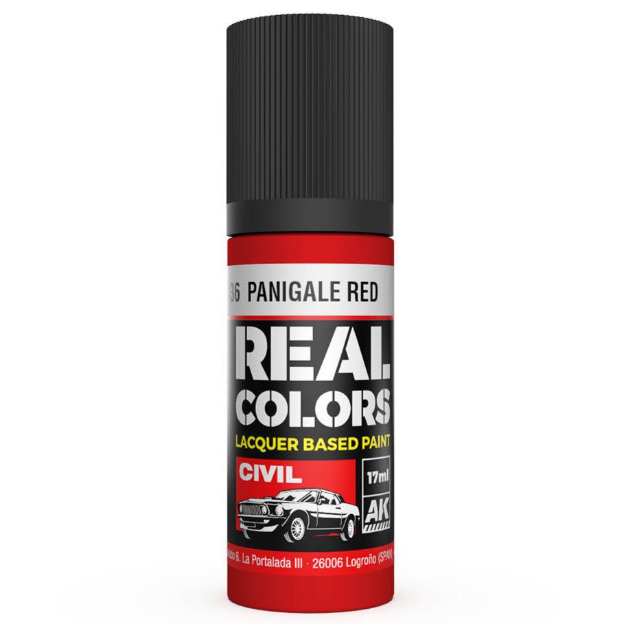 AK Interactive Real Colors - Panigale Red 17ml. (RC836)