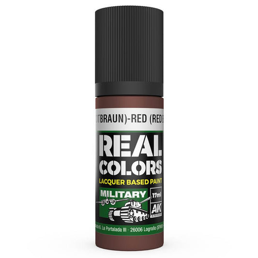 AK Interactive Real Colors - Rot (Rotbraun)-Red (Red Brown) RAL 8013 (RC863)
