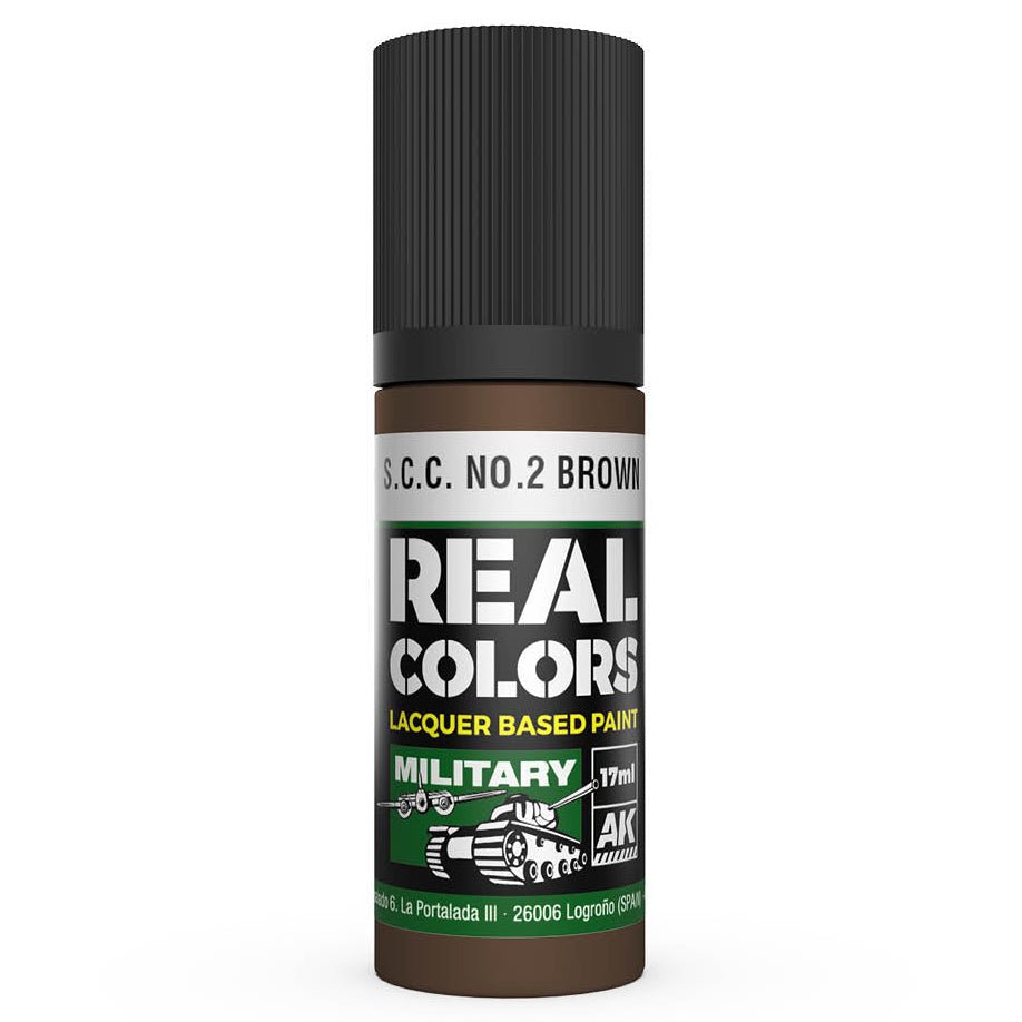 AK Interactive Real Colors - S.C.C. No.2 Brown (RC874)