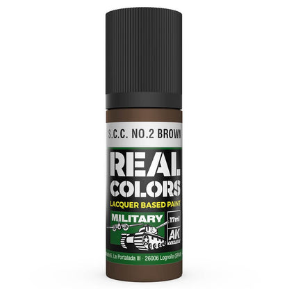 AK Interactive Real Colors - S.C.C. No.2 Brown (RC874)
