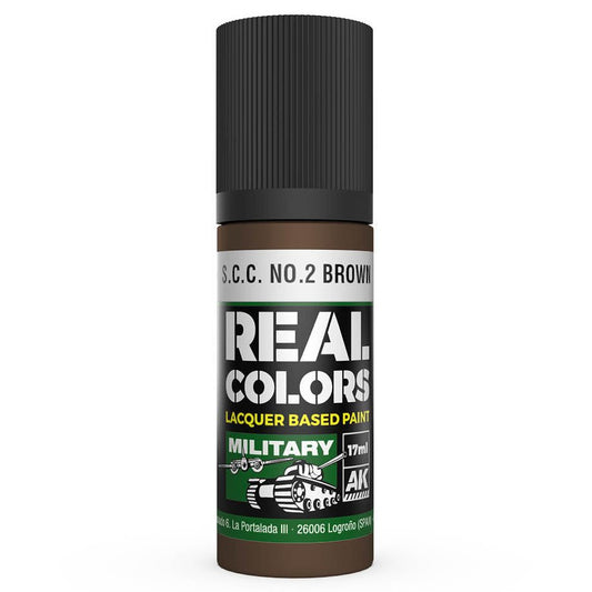 AK Interactive Real Colors - S.C.C. No.2 Brown (RC874)