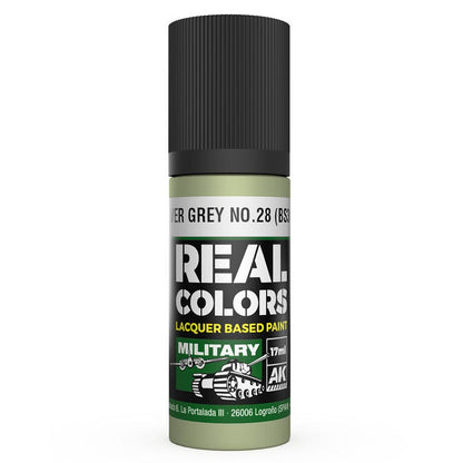 AK Interactive Real Colors - Silver Grey No.28 (BS381) (RC866)