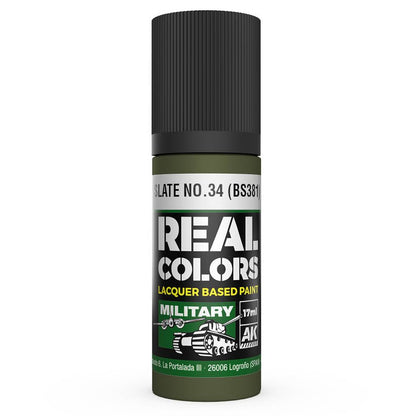 AK Interactive Real Colors - Slate No.34 (BS381) (RC867)