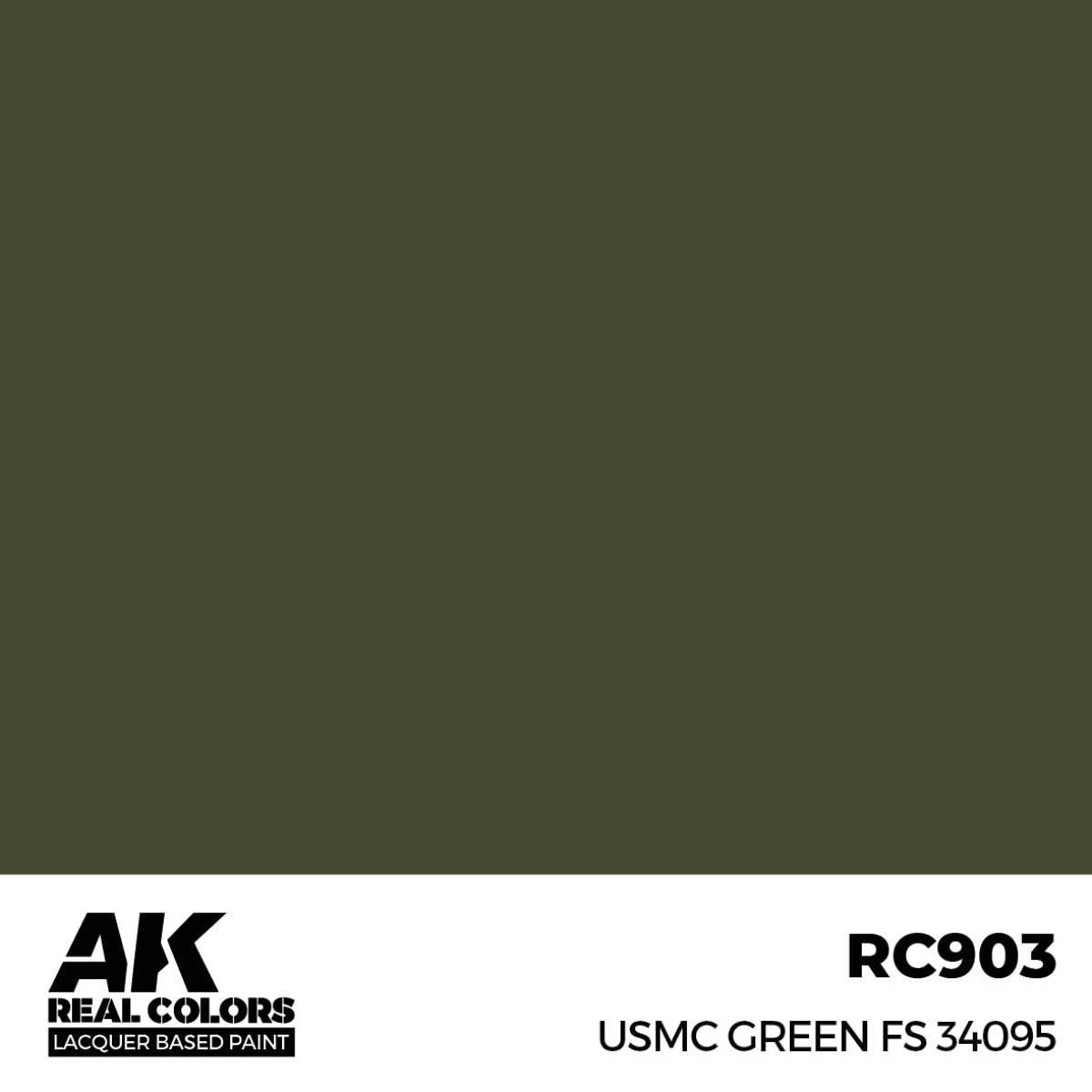 AK Interactive Real Colors - USMC Green FS 34095 (RC903)