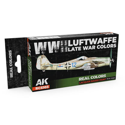 AK Interactive Real Colors - WWII Luftwaffe Late War Set (RCS103)