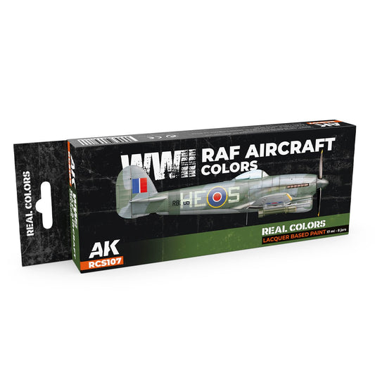 AK Interactive Real Colors - WWII RAF Aircraft Set (RCS107)