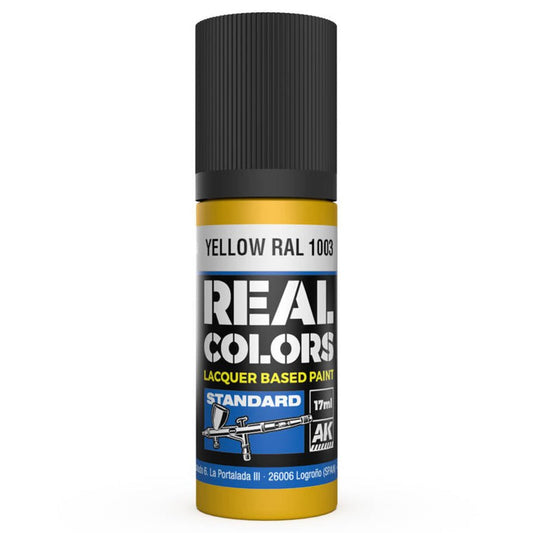 AK Interactive Real Colors - Yellow RAL 1003 17ml. (RC814)